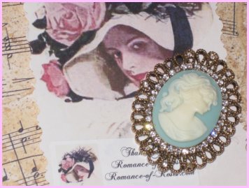Vintage Cameo Pin